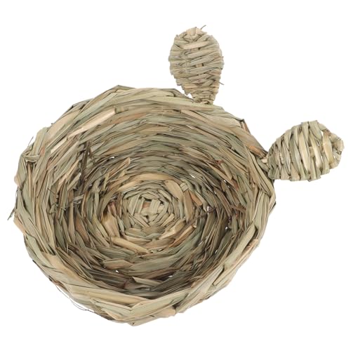 Parliky Haustierkäfig Gewebtes Nest Meerschweinchen Handgewebtes Nistbett Rattennest Haustier-ruhezubehör von Parliky