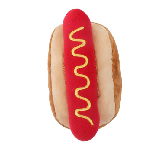 Parliky Hot-Dog Spielzeug Für Hunde Quietschendes Kauspielzeug Leicht Und Fördert Zahnpflege Und Massage des Zahnfleischs Für Drinnen Und Draußen Hält Hunde Und Glücklich Parliky Hot-Dog Spielzeug Für Hunde Quietschendes Kauspielzeug Leicht Und Fördert Zahnpflege Und Massage des Zahnfleischs Für Drinnen Und Draußen Hält Hunde Und Glücklich von Parliky