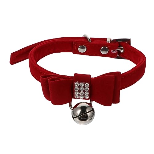 Parliky Pet Accessories Mit Schleife Aus Samt Für Strass Und Glöckchen Größe Parliky Pet Accessories Mit Schleife Aus Samt Für Strass Und Glöckchen Größe von Parliky