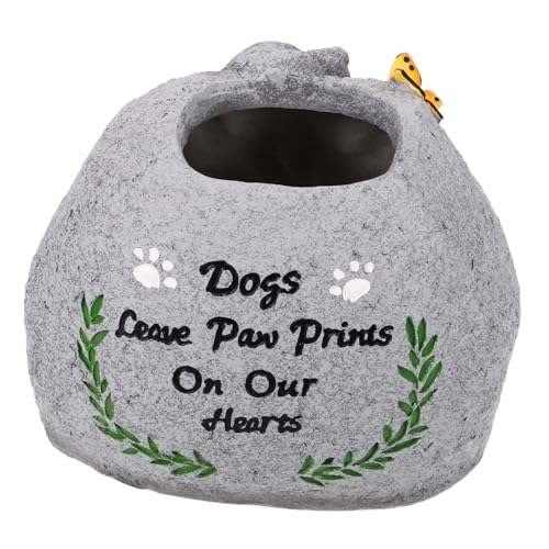Parliky Haustier Grabstein Blumentopf Hund Memorial Blumentopf Harz Sukkulenten Hund Grabstein Hund Friedhof Dekoration Parliky Haustier Grabstein Blumentopf Hund Memorial Blumentopf Harz Sukkulenten Hund Grabstein Hund Friedhof Dekoration von Parliky