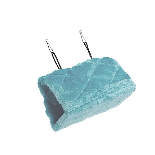 Parliky Kuschelhängematte Für Papageien Warmes Und Weiches Plüschbett Für Vögel Tragbares Design Mit Doppelten Haken Fördert Balance Und Koordination Schlafnest Für Käfige Blau Parliky Kuschelhängematte Für Papageien Warmes Und Weiches Plüschbett Für Vögel Tragbares Design Mit Doppelten Haken Fördert Balance Und Koordination Schlafnest Für Käfige Blau von Parliky