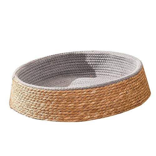 Parliky Hunde Bett Hundebett Donut Rundes Katzenbett Aus Naturmaterialien Weich Und Strapazierfähig Woven Cat Sleeping Nest Für Katzen Und Kleine Hunde Haustierbett Hellbraun Kleine Größe Parliky Hunde Bett Hundebett Donut Rundes Katzenbett Aus Naturmaterialien Weich Und Strapazierfähig Woven Cat Sleeping Nest Für Katzen Und Kleine Hunde Haustierbett Hellbraun Kleine Größe von Parliky