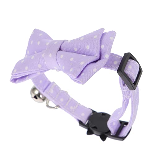 Parliky Pet Collar Mit Verstellbarem Design Und Glöckchen Modisches Hundehalsband Mit Handgefertigtem Fliegenmotiv Für Kleine Und Mittelgroße Hunde Und Katzen Aus Hautfreundlich Und von Parliky