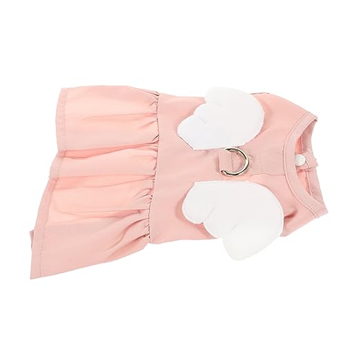 Parliky Sommer-Haustierkleidung dekoratives Welpenkleid Engelsflügel bequemes Hundekleid für Cosplay und Party Parliky Sommer-Haustierkleidung dekoratives Welpenkleid Engelsflügel bequemes Hundekleid für Cosplay und Party von Parliky
