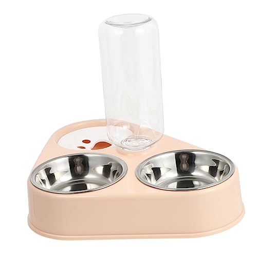 Parliky Automatischer Wasserspender für Hunde und Katzen 500 ml mit abnehmbaren Futternäpfen aus Edelstahl einfache Wartung Parliky Automatischer Wasserspender für Hunde und Katzen 500 ml mit abnehmbaren Futternäpfen aus Edelstahl einfache Wartung von Parliky