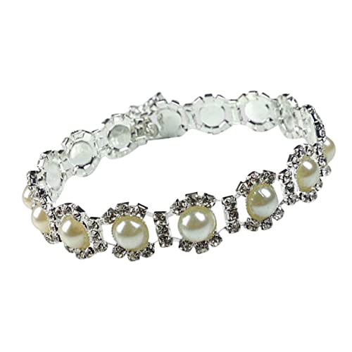Parliky Elegante Halskette mit Halsband und Perlenkristallen für Haustiere für Haustierpartys oder Fotosessions Parliky Elegante Halskette mit Halsband und Perlenkristallen für Haustiere für Haustierpartys oder Fotosessions von Parliky