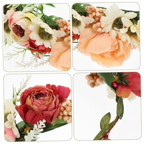 Parliky Hochwertiges Hundehalsband mit Künstlichen Blumen Leichtes Komfortables Hochzeits-floral-hundekragen Geeignet für Fotoshootings Partys und Elegante Haustier-Dekoration von Parliky