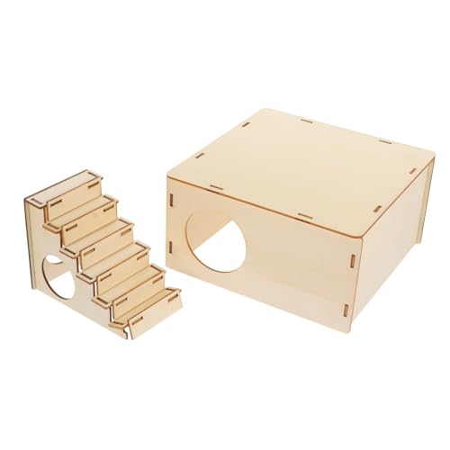 Parliky Holz Hamster Schlafhaus Kleintier Versteck Nistplatz Robust Zum Knabbern Mit Privatem Rückzugsort Für Kaninchen Meerschweinchen Igel Und Andere Kleine Haustiere Parliky Holz Hamster Schlafhaus Kleintier Versteck Nistplatz Robust Zum Knabbern Mit Privatem Rückzugsort Für Kaninchen Meerschweinchen Igel Und Andere Kleine Haustiere von Parliky