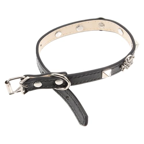Parliky Hundehalsband Im Vintage- -Design Für Punk-Haustiere Halloween-Party-zubehör Robustes Leder Parliky Hundehalsband Im Vintage- -Design Für Punk-Haustiere Halloween-Party-zubehör Robustes Leder von Parliky