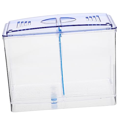 Parliky Isolation Box für Kleine Fische mit Trennwand Zuchtkasten für Aquarium Schutzbox zur Fischzucht und Aufzucht für Betta und Guppy Einfache Handhabung Erhöhte Überlebensrate Parliky Isolation Box für Kleine Fische mit Trennwand Zuchtkasten für Aquarium Schutzbox zur Fischzucht und Aufzucht für Betta und Guppy Einfache Handhabung Erhöhte Überlebensrate von Parliky