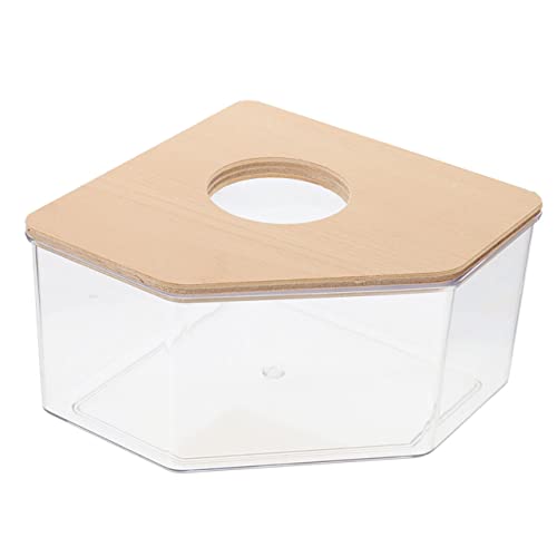 Parliky Sandbadebox Aus Acryl Und Holz Für Hamster Großer Dreieckiger Duschraum Für Chinchillas Und Rennmäuse Parliky Sandbadebox Aus Acryl Und Holz Für Hamster Großer Dreieckiger Duschraum Für Chinchillas Und Rennmäuse von Parliky