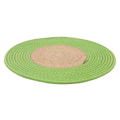 Parliky Katzenkratzmatte Katzenunterlage gestrickt natürliche Baumwolle Kratzbrett für Kätzchen Katzenbedarf/Weiß Parliky Katzenkratzmatte Katzenunterlage gestrickt natürliche Baumwolle Kratzbrett für Kätzchen Katzenbedarf/Weiß von Parliky