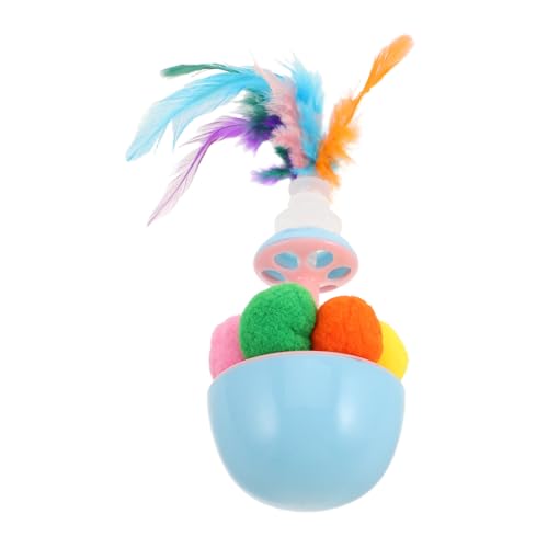 Parliky Katzenminze-katzenspielzeug Mit Pompomball, Interaktiver Teaser, Lustiger Übungsbecher Für Hauskatzen Und Kätzchen Zur Linderung Von Langeweile Parliky Katzenminze-katzenspielzeug Mit Pompomball, Interaktiver Teaser, Lustiger Übungsbecher Für Hauskatzen Und Kätzchen Zur Linderung Von Langeweile von Parliky