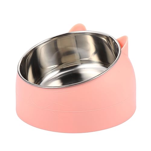 Parliky Erhöhter Katzennapf Geneigtes Design Futternapf Aus Edelstahl für Hunde und Katzen Hals Einfaches Füttern 400 Ml Parliky Erhöhter Katzennapf Geneigtes Design Futternapf Aus Edelstahl für Hunde und Katzen Hals Einfaches Füttern 400 Ml von Parliky