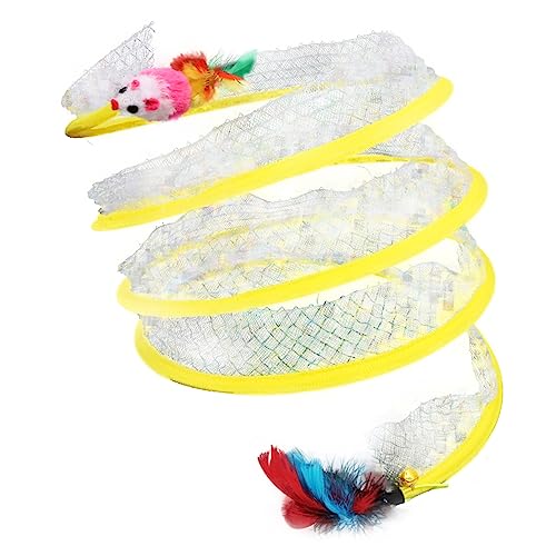 Parliky Katzentunnelspielzeug für den Innenbereich Katze spielt Spielzeug Katzenspieltunnel interaktives katzenspielzeug Interactive cat Toy Feder Haustier große Katze Kätzchen Stahldraht Parliky Katzentunnelspielzeug für den Innenbereich Katze spielt Spielzeug Katzenspieltunnel interaktives katzenspielzeug Interactive cat Toy Feder Haustier große Katze Kätzchen Stahldraht von Parliky