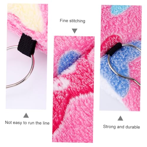 Parliky Kuscheliger Hamster hängetunnel aus Plüsch und Warmes Kleines Haustierbett Rutschfestes Nest mit Stabilem Seil als Versteck und Schlafunterlage für Hamster und Kleintiere von Parliky