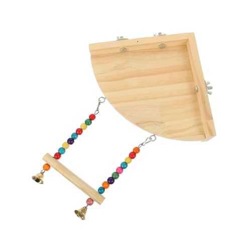Parliky Naturholzvogel Perch Papagei Ständer Plattform Haustier Vogel Spielzeug Dreieckige Plattform Swing Spielzeug Parliky Naturholzvogel Perch Papagei Ständer Plattform Haustier Vogel Spielzeug Dreieckige Plattform Swing Spielzeug von Parliky