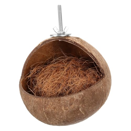 Parliky Kokosnussschale Vogelnest Papagei Papagei Spielzeug Natürlicher Vogel Nistkasten Parliky Kokosnussschale Vogelnest Papagei Papagei Spielzeug Natürlicher Vogel Nistkasten von Parliky