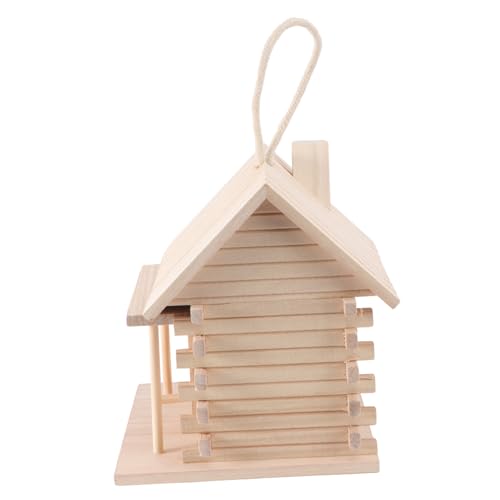 Parliky Outdoor Holz Vogelkäfig zum Aufhängen Langlebiger Nistkasten für Wildvögel Wetterfeste Vogelbehausung für Papageien und Kleine Vögel DIY Bemalbarer Brut und Schlafplatz Parliky Outdoor Holz Vogelkäfig zum Aufhängen Langlebiger Nistkasten für Wildvögel Wetterfeste Vogelbehausung für Papageien und Kleine Vögel DIY Bemalbarer Brut und Schlafplatz von Parliky