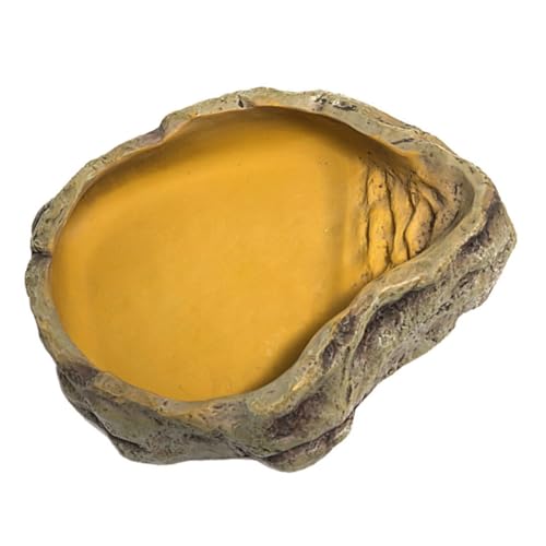 Parliky Pet Reptile Feeder Bowl Dragon Beard Turtle Harz Landschaft Haustierkäfig Getränk Schüssel Parliky Pet Reptile Feeder Bowl Dragon Beard Turtle Harz Landschaft Haustierkäfig Getränk Schüssel von Parliky