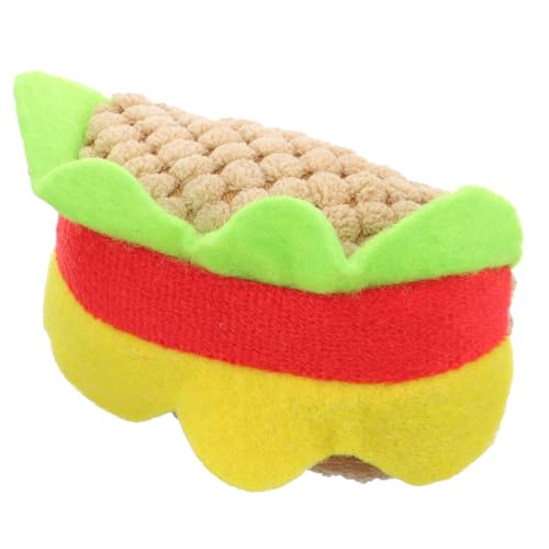 Parliky Süßes Plüsch-hundespielzeug Hamburger-Form Interaktives Kauspielzeug Für Kleine Hunde Zahnpflege Und Stressabbau Für Und Parliky Süßes Plüsch-hundespielzeug Hamburger-Form Interaktives Kauspielzeug Für Kleine Hunde Zahnpflege Und Stressabbau Für Und von Parliky