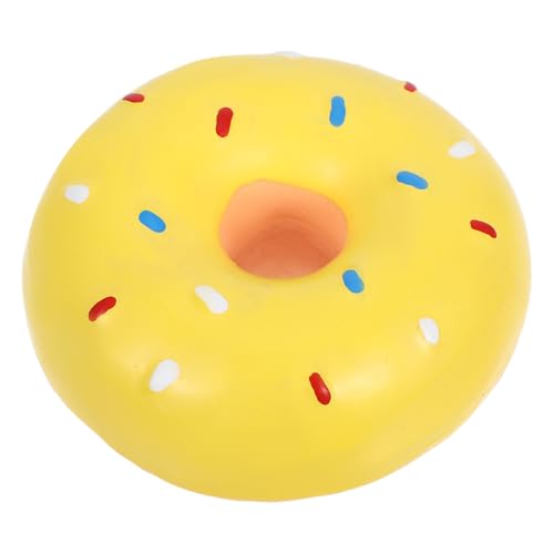 Parliky Realistischer Donut Quietschende Hundespielzeug Latex -kinderspielzeug Interaktives Kauspielzeug Für Welpen Und Kleine Hunde Ideal Für Haustier Angstlinderung Und Zahnpflege von Parliky