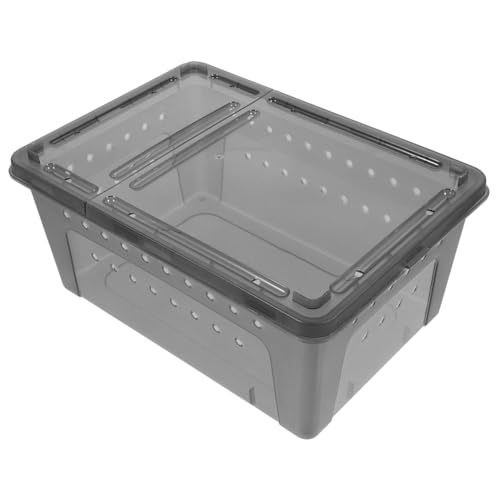 Parliky Reptilien Zuchtbox aus Robustem Atmungsaktive Futterbox für Spinnen und Kleine Reptilien Terrarium für Mantis und Insektenhaltung Sicher von Parliky