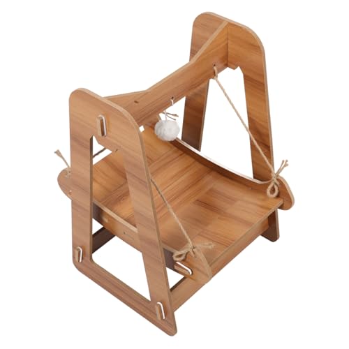 Parliky Elegante Katzenschaukel Katzenhängematte Aus Holz Bett für Den Innenbereich Kätzchenversorgung Ruhenest für Katzen für Den Innenbereich Parliky Elegante Katzenschaukel Katzenhängematte Aus Holz Bett für Den Innenbereich Kätzchenversorgung Ruhenest für Katzen für Den Innenbereich von Parliky