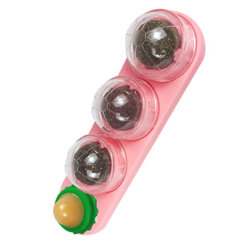 Parliky Katzenminzenball Spielzeug für Katzen 4-in-1 mit Minzduft Haustierspielzeug Kätzchen-Kaubälle Gesundheitsbälle Rosa Parliky Katzenminzenball Spielzeug für Katzen 4-in-1 mit Minzduft Haustierspielzeug Kätzchen-Kaubälle Gesundheitsbälle Rosa von Parliky