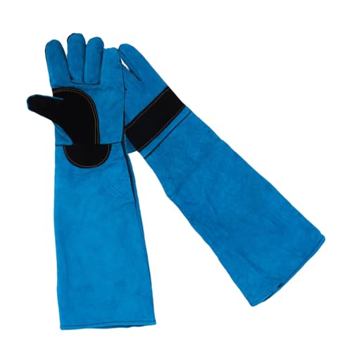 Parliky Hundeschutz-Handschuhe Aus Dickem Bissfeste Kratzfeste Schutzhandschuhe Für Tierpflege Fütterung Und Schweißen Für Hunde Und Katzen Verstellbar Und Langlebig von Parliky