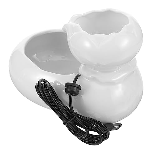 Parliky Hunde-/Katzenbrunnen Haustier-Wasserspender Keramikschüssel automatischer Wasserspender für Katzen und Hunde Parliky Hunde-/Katzenbrunnen Haustier-Wasserspender Keramikschüssel automatischer Wasserspender für Katzen und Hunde von Parliky