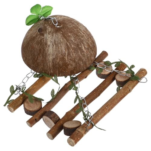 Parliky Parakeet Perch Swing Toy Stabiler Hänge-schaukelspielzeug Für Vögel Für Wellensittiche Und Papageien Vogelspielzeug Für Käfig Und Tisch von Parliky