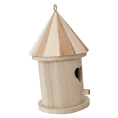 Parliky Umweltfreundlicher Vogelnistkäfig Aus Holz Vogelhaus Vogeldekor für Die Fütterungsstation für Papageien Im Freien Parliky Umweltfreundlicher Vogelnistkäfig Aus Holz Vogelhaus Vogeldekor für Die Fütterungsstation für Papageien Im Freien von Parliky