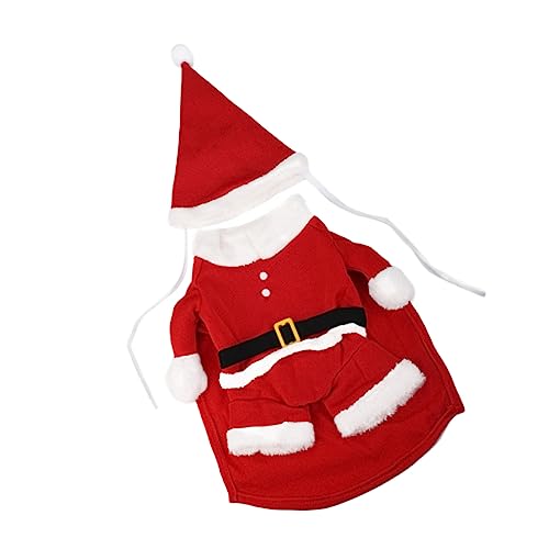 Parliky Hund Santa Anzug Haustier Kleidungsstück Weihnachten Hund Mantel Weihnachten Outfit Größe Gemütliche Santa Claus Form von Parliky