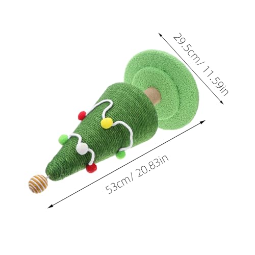 Parliky Weihnachtsbaumkatze Ball wiederverwendbarer Kratzbaum Weihnachtskatzenkratzer Katzenpfostenkratzer Vertikaler Kratzerposten Kratzstange für Haustiere Sisal Grün Parliky Weihnachtsbaumkatze Ball wiederverwendbarer Kratzbaum Weihnachtskatzenkratzer Katzenpfostenkratzer Vertikaler Kratzerposten Kratzstange für Haustiere Sisal Grün von Parliky