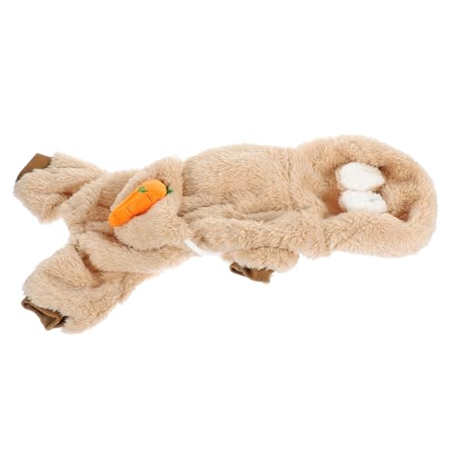 Parliky Wintermantel für Kleine Hunde mit Kapuze Fleece Warm Braun XL Pflegeleicht Modisch Kuscheliger Hundemantel für Kalte Tage und Alltag Atmungsaktiv Maschinenwaschbar Tierfreundlich von Parliky