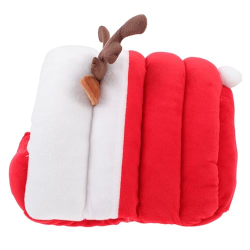 Parliky Winterwarm Hamsterversorgung Versteck Hamsterhaus Hamsterbett Meerschweinchenhütte für Hamsterhütte Weihnachten Meerschweinchen den für Meerschweinchenbett Haushalt Igel Warmes von Parliky