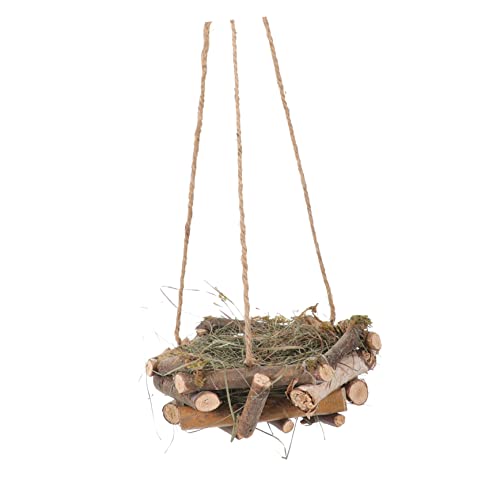 Parliky Hängendes Vogelnest-Ornament Strohhandwerk Vogelhaus- Gewebtes Vogelnest Gartendekor Leicht Parliky Hängendes Vogelnest-Ornament Strohhandwerk Vogelhaus- Gewebtes Vogelnest Gartendekor Leicht von Parliky