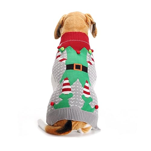 Parliky weihnachtliche Kleidung Hundekleidung Haustier Katze Winter Strickwaren Katzenkleidung Weihnachten kostüm Weihnachten Kleidung hundepulli Pullover Partyzubehör der Hund Partybedarf von Parliky