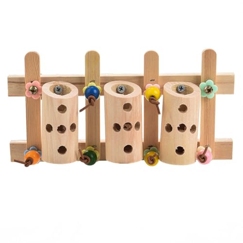 Beak-a-Boo Interaktives Futterpapageienspielzeug für Graupapageien, Amazonen, Eklektus und andere Haustiervögel, stimuliert das natürliche Futterverhalten - Langlebiges und sicheres Design von Parrot Essentials