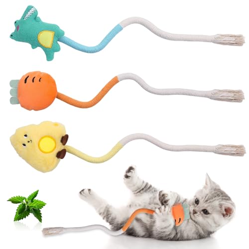 Partideal 3 Stück Katzenspielzeug Spielzeug Katzenspielzeug Selbstbeschäftigung, Katzenminze Beißseil, Cat Toys Interaktives Katzen Spielzeug Interaktiv Partideal 3 Stück Katzenspielzeug Spielzeug Katzenspielzeug Selbstbeschäftigung, Katzenminze Beißseil, Cat Toys Interaktives Katzen Spielzeug Interaktiv von Partideal