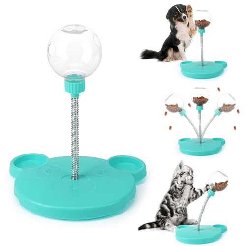 Partideal Interaktives Hundespielzeug, Wackelndes Hunde Leckerli Spielzeug, Snackball für Hunde Katzen, Futterautomat Spielzeug Futterball Slow Feeder Hund Feeder Ball Partideal Interaktives Hundespielzeug, Wackelndes Hunde Leckerli Spielzeug, Snackball für Hunde Katzen, Futterautomat Spielzeug Futterball Slow Feeder Hund Feeder Ball von Partideal