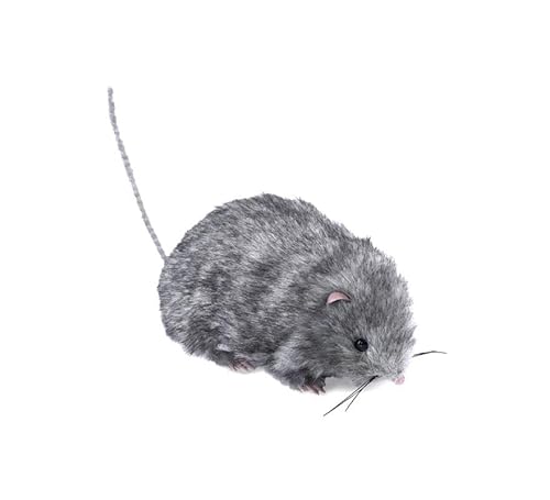 Partilandia Graue pelzige Maus, 27 cm von Partilandia