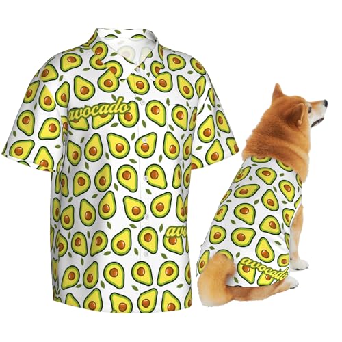 Hawaii-Hunde-Shirt, Hundebesitzer, passende Kleidung, Haustier-Sommer-T-Shirts, Blumenmuster, atmungsaktiv, coole Kleidung, Hawaii-Hemden für Hundebesitzer und Haustier-Shirts, separat erhältlich von Party Hahoo