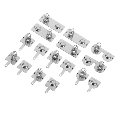 PartyKindom 1 Satz Batteriekontakt Federplatte Set für Fernbedienungen Metallfeder für Aa AAA Batterien Wechseln Stabiler Teiliges Set für Vielseitige Anwendungen PartyKindom 1 Satz Batteriekontakt Federplatte Set für Fernbedienungen Metallfeder für Aa AAA Batterien Wechseln Stabiler Teiliges Set für Vielseitige Anwendungen von PartyKindom