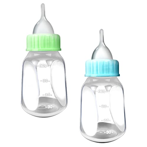 PartyKindom 1 Satz Pet Pacifier Flaschen Set für Katzen und Welpen Fütterung Flasche Blau Grün mit Austauschbaren Nippeln Leicht zu Reinigen für Aufzucht von Haustieren PartyKindom 1 Satz Pet Pacifier Flaschen Set für Katzen und Welpen Fütterung Flasche Blau Grün mit Austauschbaren Nippeln Leicht zu Reinigen für Aufzucht von Haustieren von PartyKindom