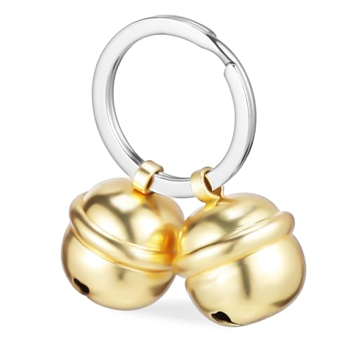 PartyKindom 1 Set Compact Pet Kragen Glocken Kupfer Die Tier Glocken Für Hund Hund Kragen Glocke von PartyKindom