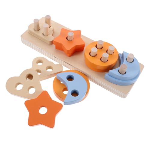 PartyKindom Papageien-holzblock-Spielzeug Intelligenz-Puzzle Für Vögel Vogelkäfig-Unterhaltung Wiederverwendbar Körperliches Und Emotionales Training von PartyKindom