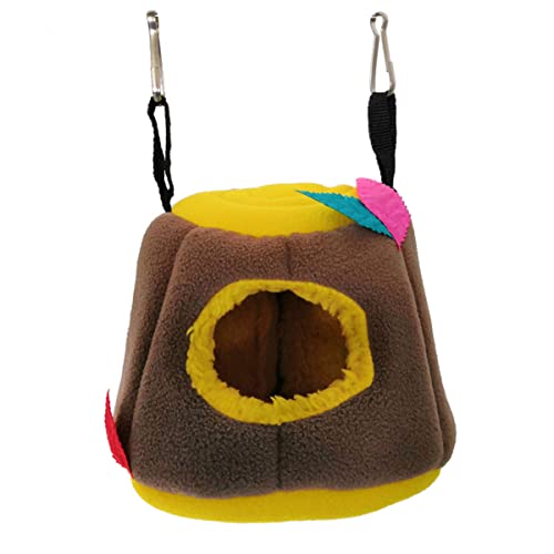 PartyKindom 1 Stück Hängendes Hamster Nest aus Plüsch Dual Use Schlafbett für Kleintiere Warmes Baumloch für Hamster und Meerschweinchen für Kalte Nächte mit Praktischem Haken Zufällige Farbe PartyKindom 1 Stück Hängendes Hamster Nest aus Plüsch Dual Use Schlafbett für Kleintiere Warmes Baumloch für Hamster und Meerschweinchen für Kalte Nächte mit Praktischem Haken Zufällige Farbe von PartyKindom