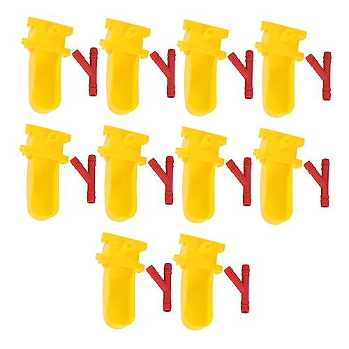 PartyKindom 10 Sätze Doppelt Hängender Wasserspender Futterspender Hühnertränken Burger Hund Geflügelfutter Wasserspender Für Hühnerstall Haustiernapf Coop Büffel Wachtel Yellow Plastik PartyKindom 10 Sätze Doppelt Hängender Wasserspender Futterspender Hühnertränken Burger Hund Geflügelfutter Wasserspender Für Hühnerstall Haustiernapf Coop Büffel Wachtel Yellow Plastik von PartyKindom